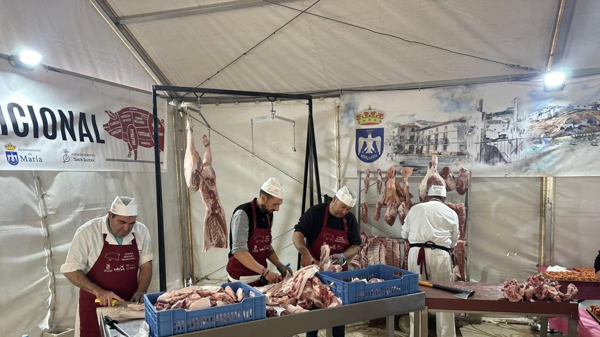 La Feria de la Matanza Tradicional de María en una edición anterior.