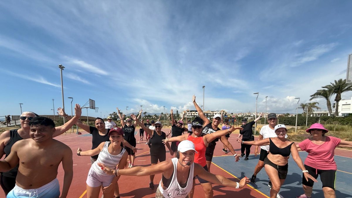 Una de las actividades celebradas en 'Tus playas de invierno' en Vera.