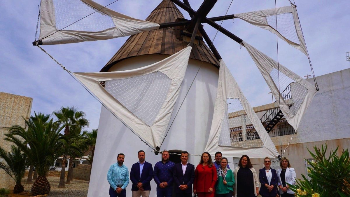Rehabilitado el Molino del Cabecico del Aire de Carboneras.