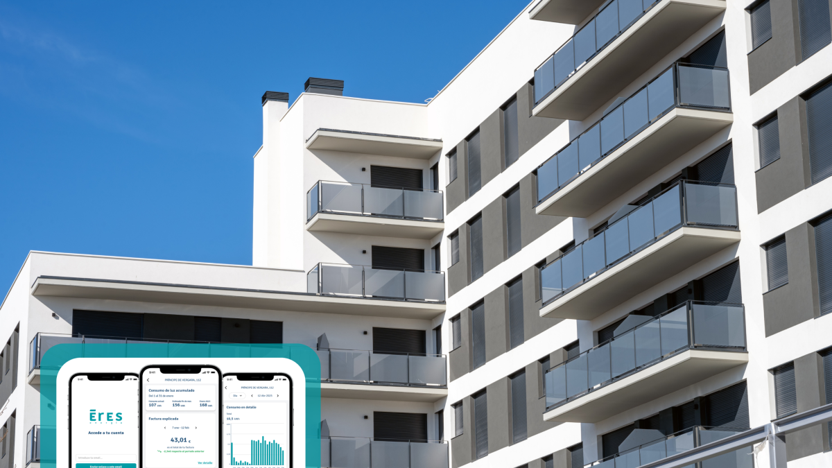 La app ERES permite controlar el consumo eléctrico de la vivienda en tiempo real.