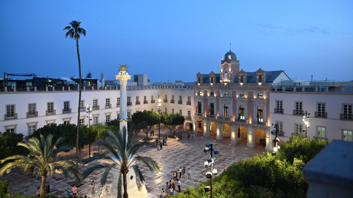 Imagen de archivo de la Plaza Vieja.