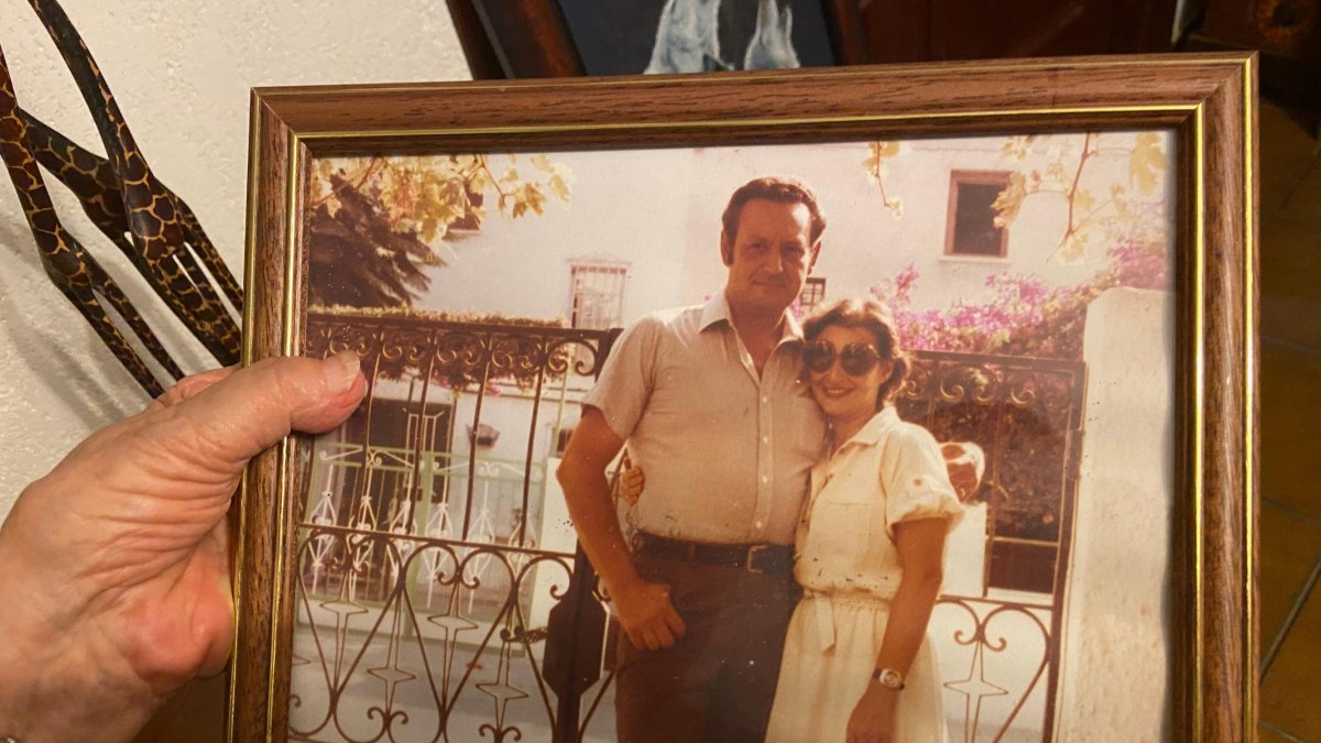 Kitty y Domingo Vizcaíno, diez años después de su boda.