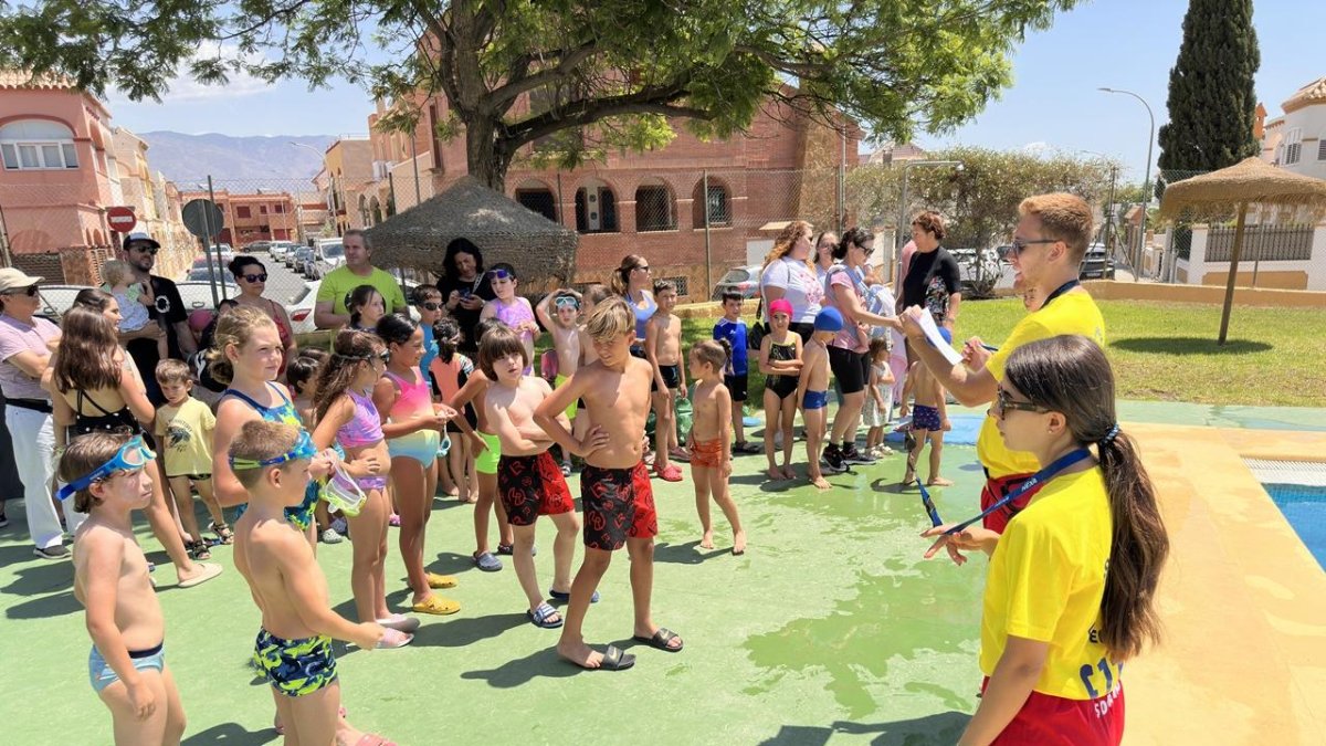 Clausura del curso de natación de 2024.