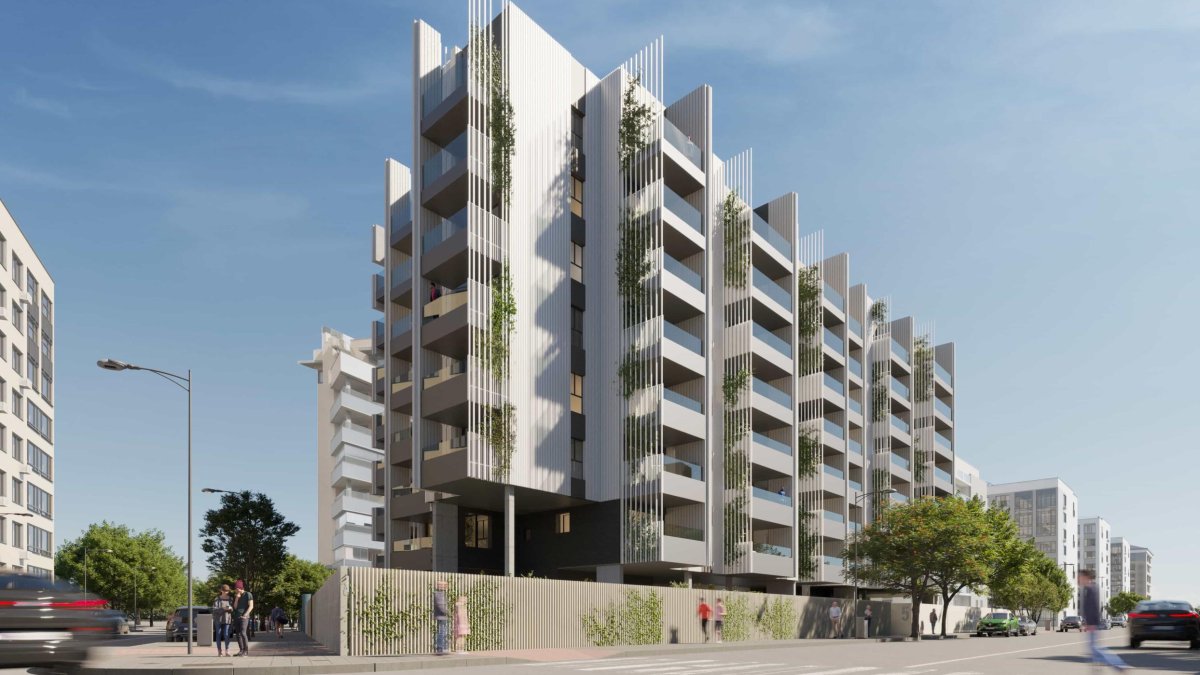 VegaZen redefine la vivienda colectiva en Almería con 79 pisos sostenibles y zonas comunes de alta calidad junto al Parque de las Familias.