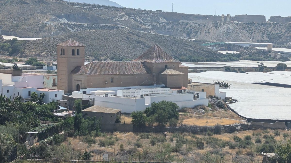 Vista de La Alquería: un vergel alpujarreño.