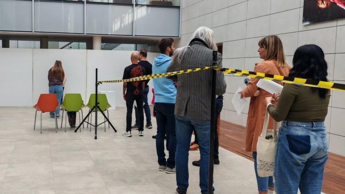 Imagen de archivo de un casting realizado en Mazarrón por la agencia Ana Durá.