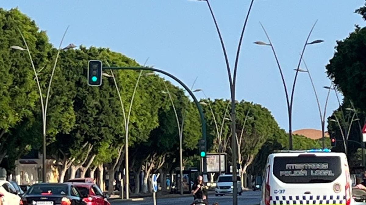Accidente tráfico en la Avenida del Mediterráneo