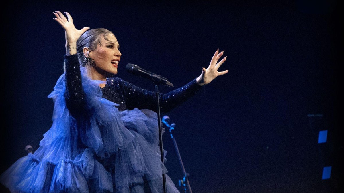 La cantante Laura Gallego, en una imagen de archivo.