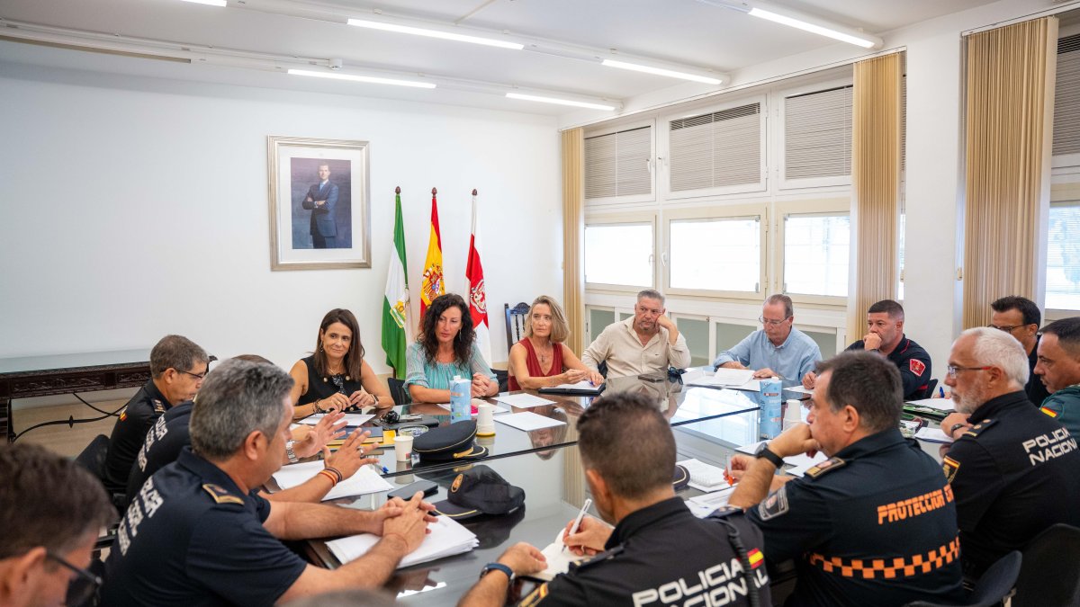 Junta Local de Seguridad para la Feria de Almería 2025.
