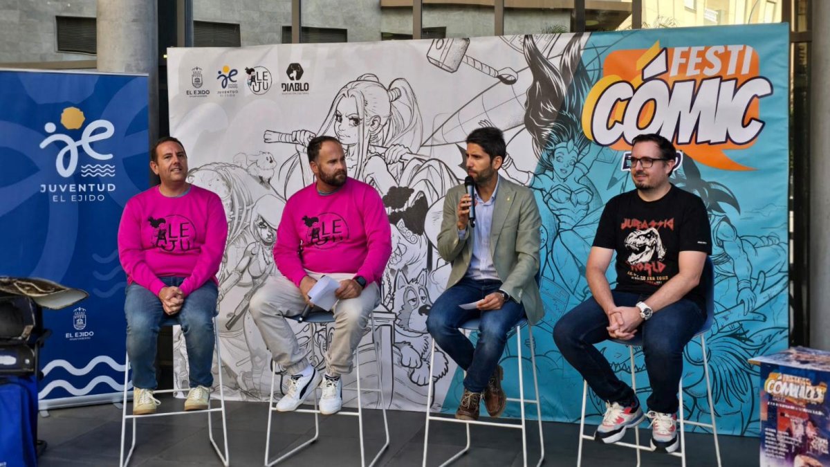 Presentación del Festicómic El Ejido.