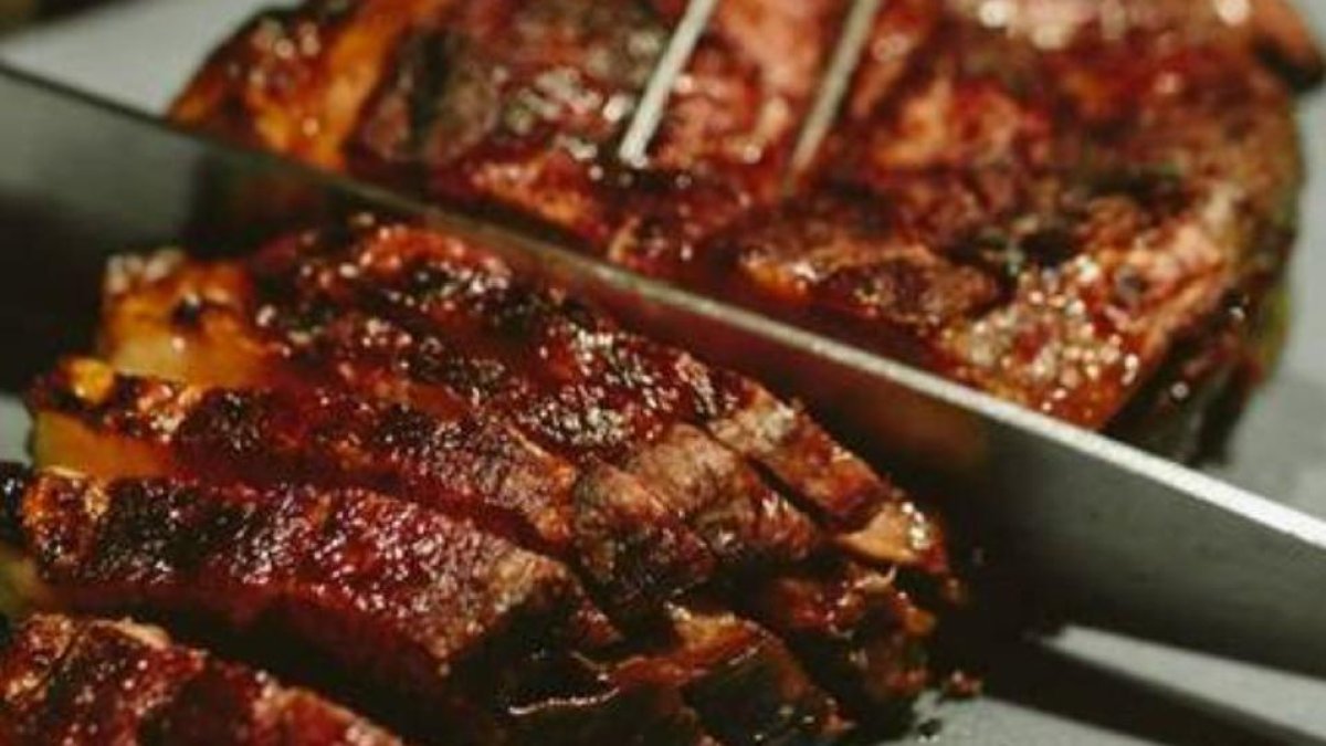 Chuletón de ternera.