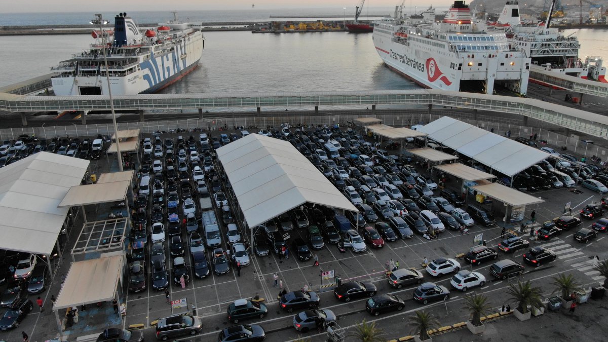 Vista aérea del Puerto de Almería
