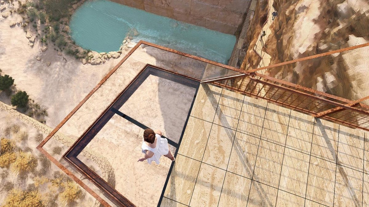 Aspecto del proyecto de un mirador cuya construcción forma parte del Parque Minero de Macael.