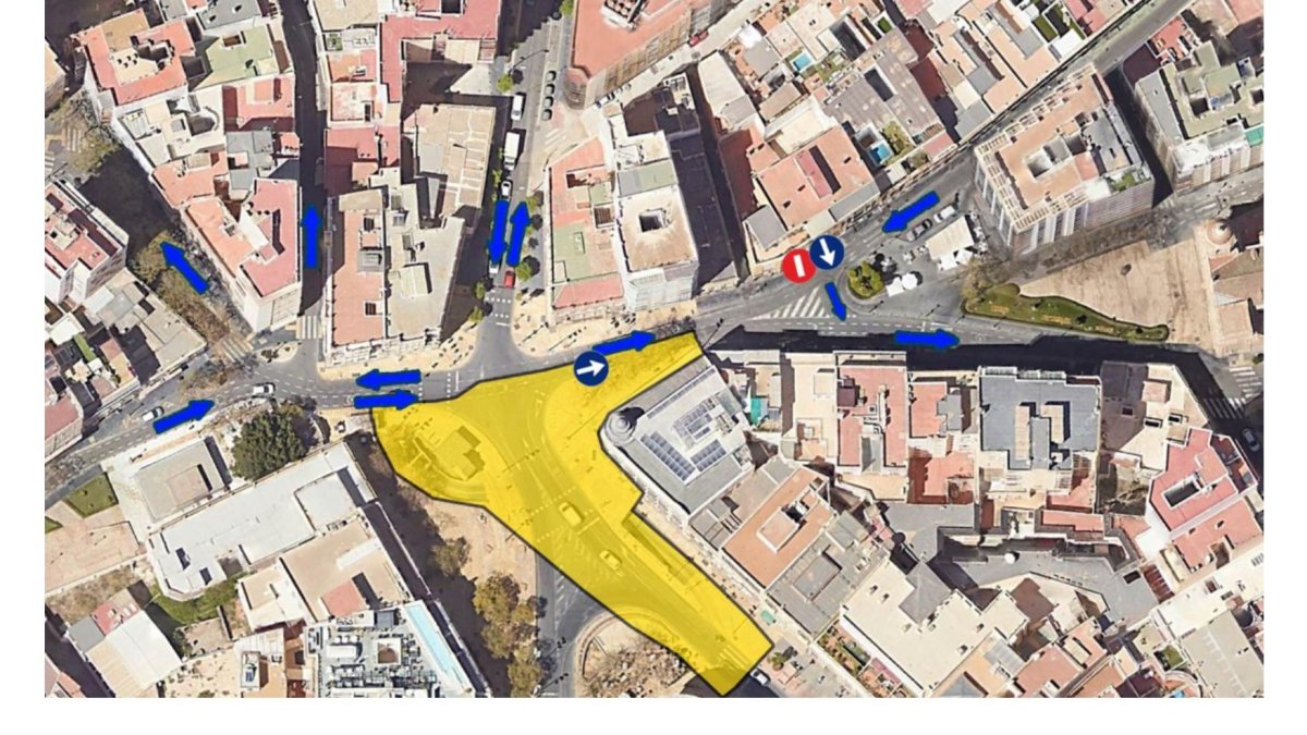 Afecciones al tráfico de las obras en Puerta Purchena