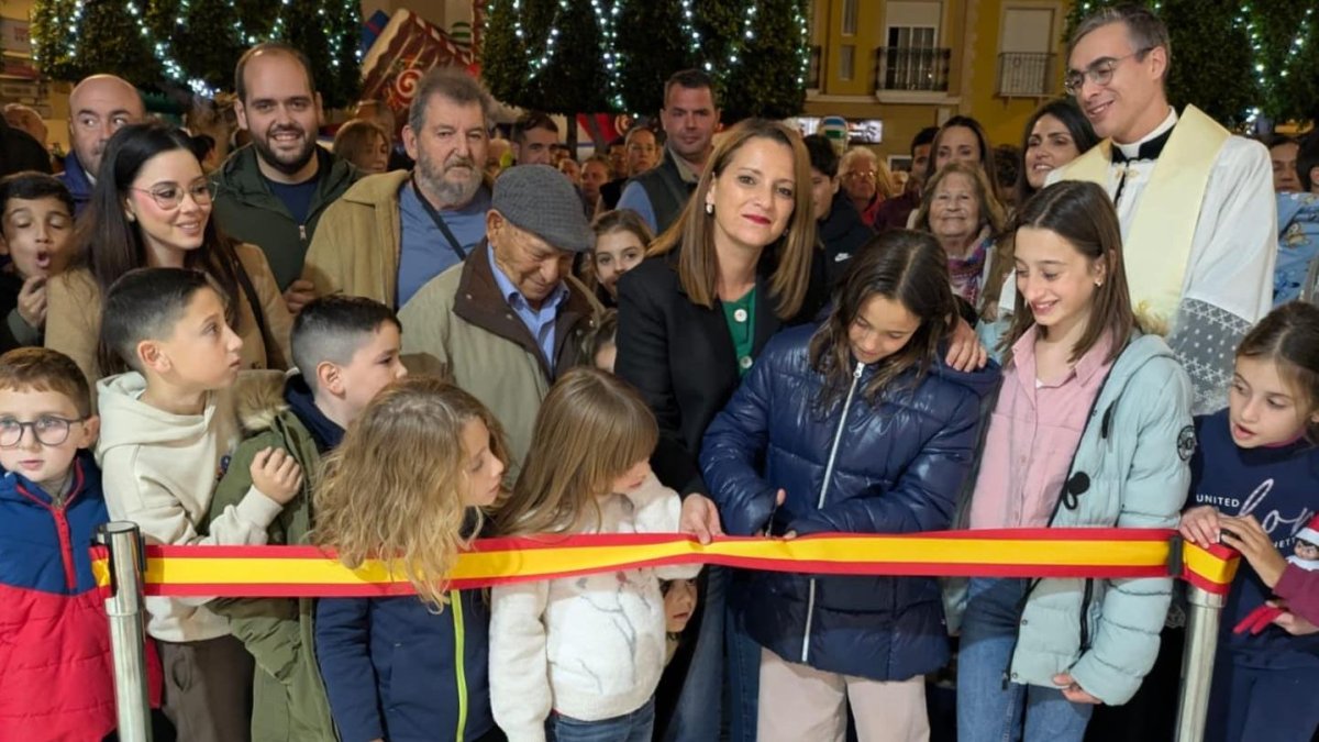Inauguración del Belén Monumental en una edición anterior.