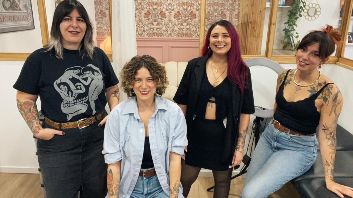 Paula, Cristina, María y Marta.