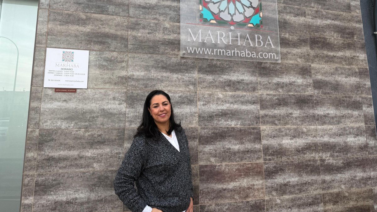María, propietaria del Restaurante Marhaba