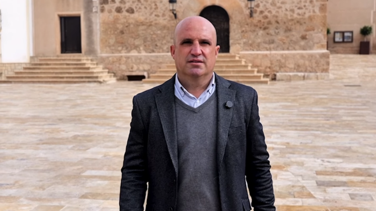 Captura del video difundido por las nuevas redes sociales de José Antonio García Alcaina