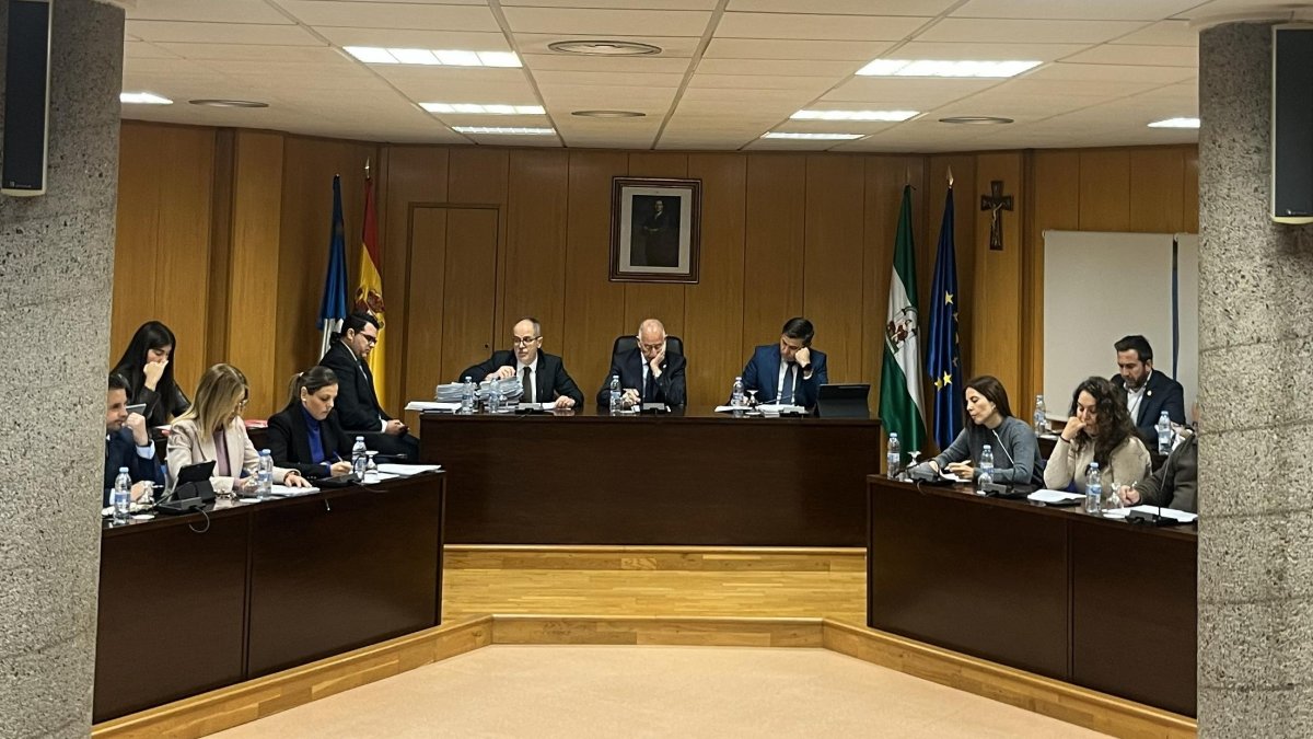 Pleno extraordinario celebrado en Roquetas de Mar.