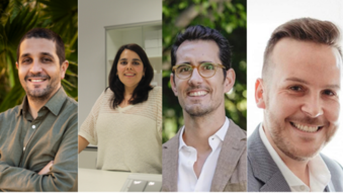 Miguel Rodríguez, Carmen Ropero, José Manuel Hernández y Juan Marcos Hernández, enfermeros almerienses que pasaron años en Reino Unido