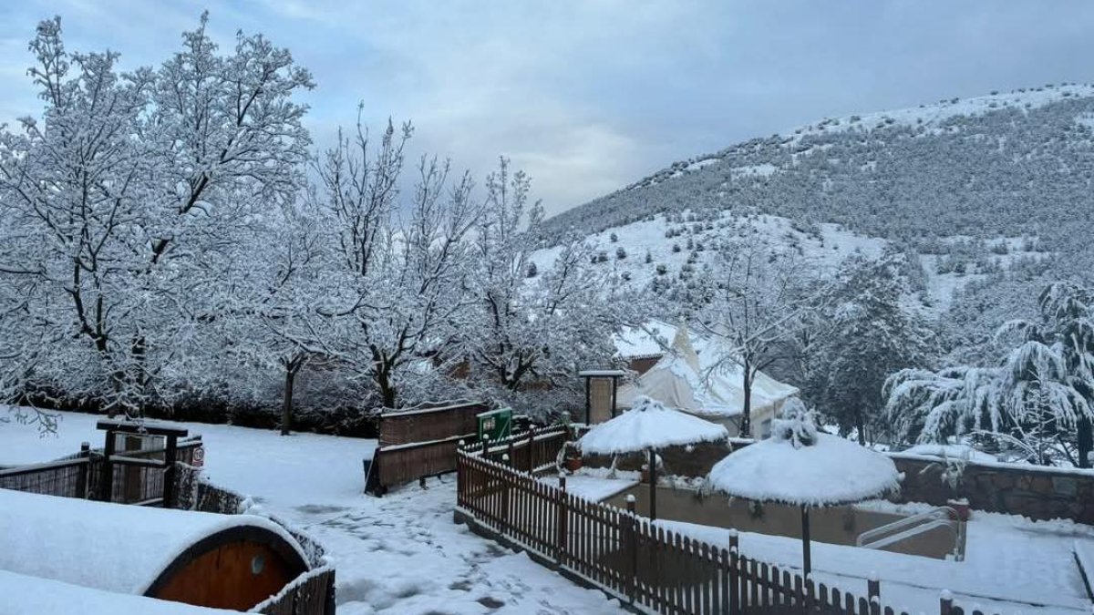 Imagen de archivo de una nevada tiempo atrás en la provincia de Almería