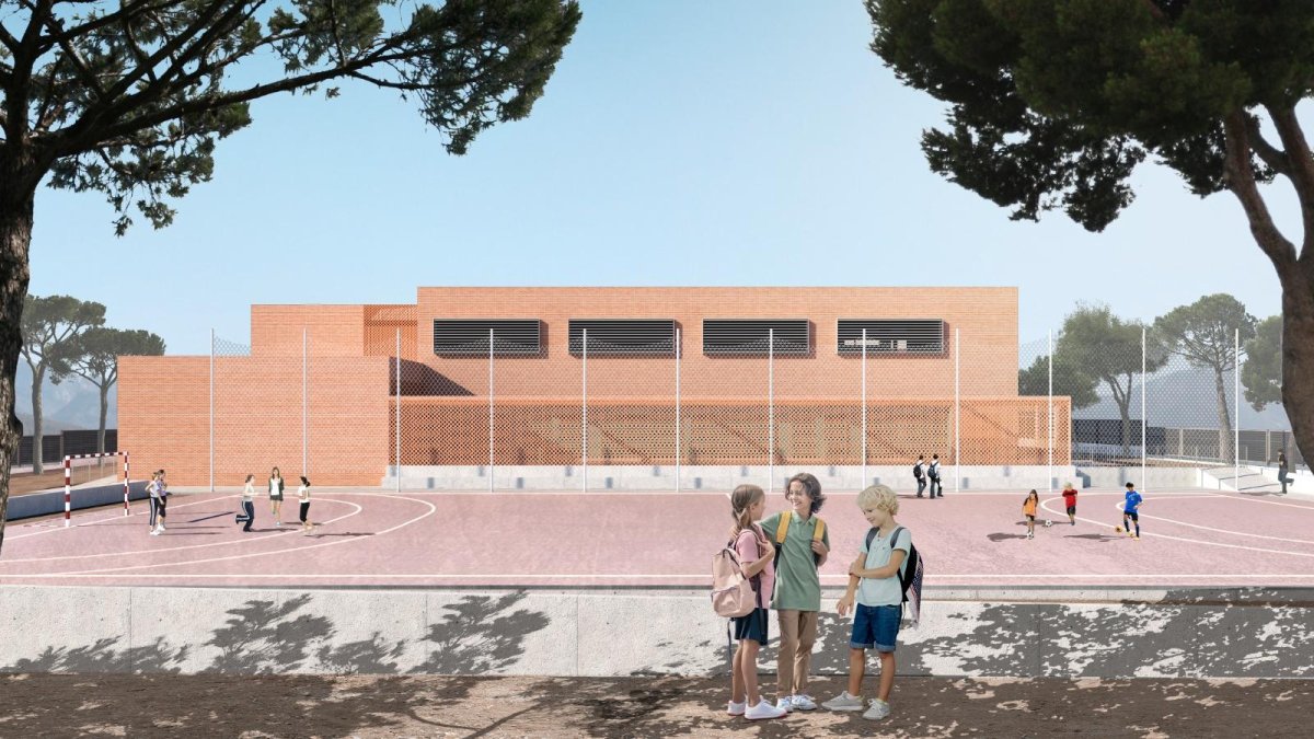 Recreación 3D del futuro centro en Cuatro Higueras tras la ampliación.