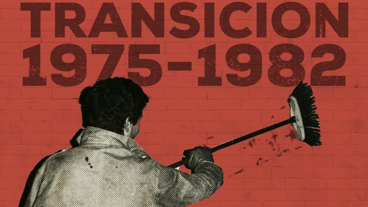 Detalle del cartel de la exposición 'Los carteles en la Transición 1975-1982'.