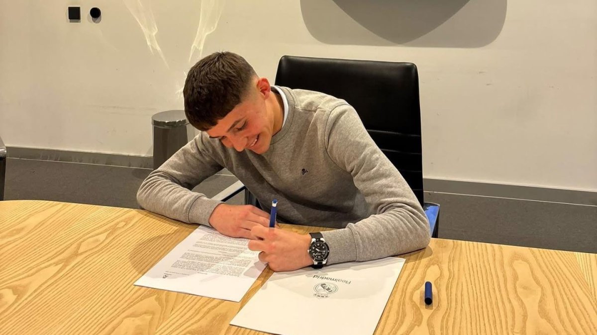 Alberto Martínez, el joven almeriense que acaba de firmar con el Real Madrid.