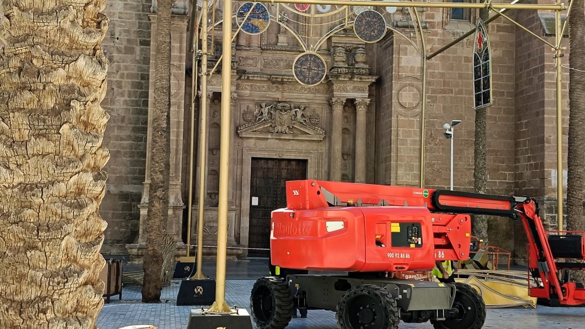 Los operarios han terminado esta semana de retirar el montaje del castillo.