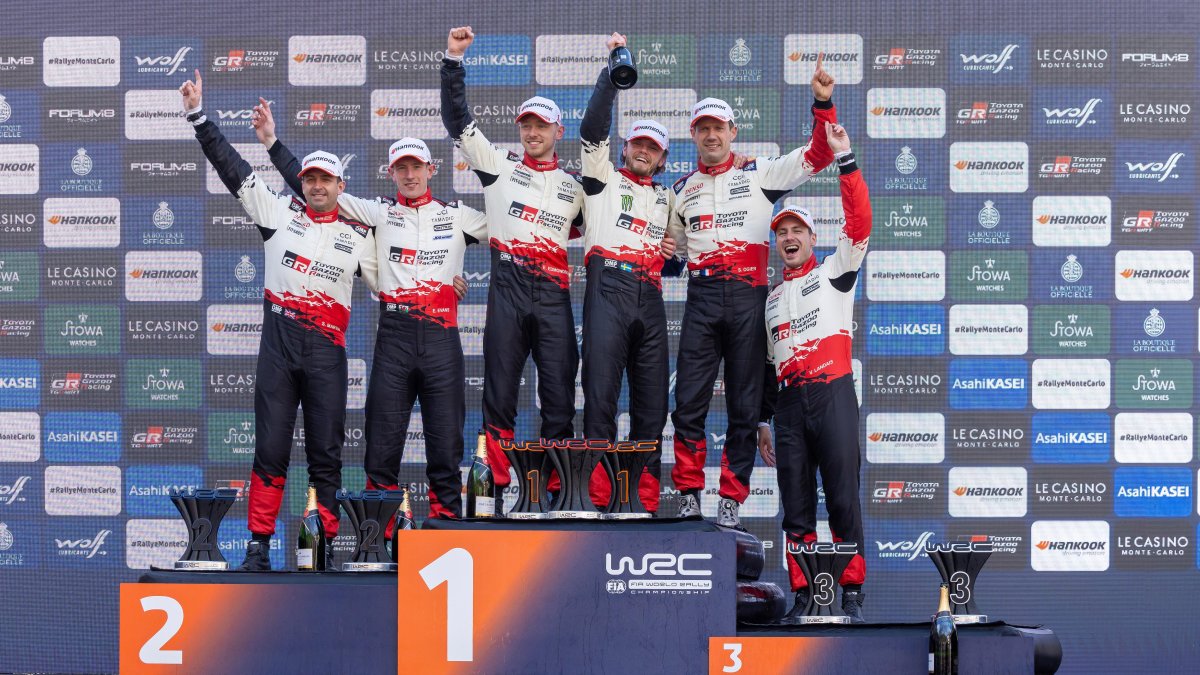 Dominio absoluto de Toyota en la edición de este en el Rally de Montecarlo.