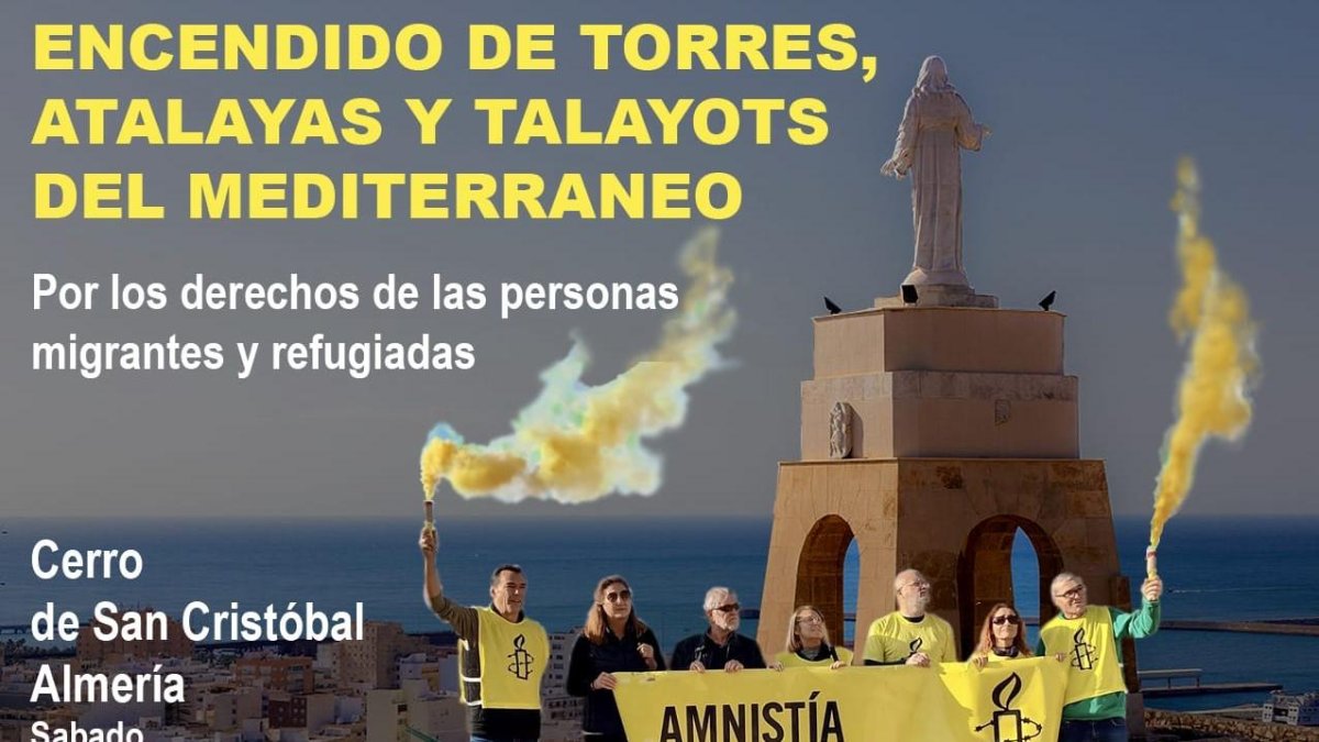 Amnistía Internacional hará un encendido en el Cerro de San Cristóbal por los migrantes y refugiados