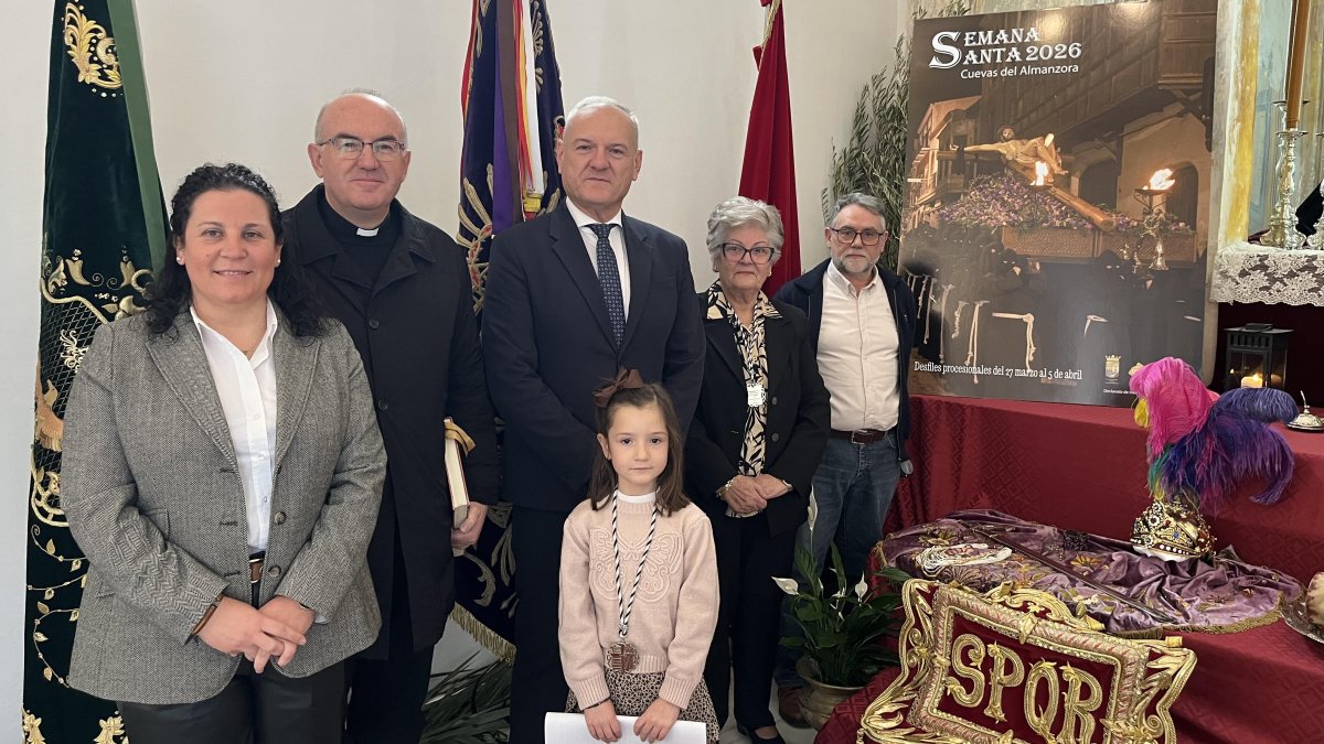 Presentación del cartel anunciador de la Semana Santa de Cuevas del Almanzora 2026.