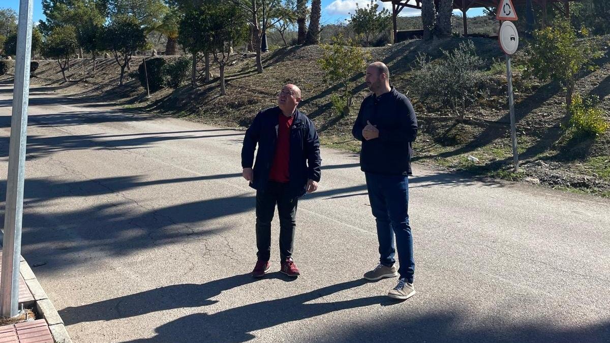 Instalación de cámaras en las pedanías de Huércal-Overa.