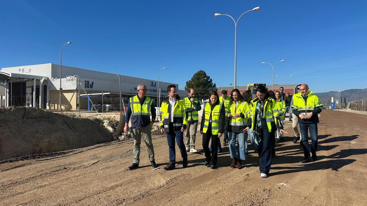 Avanzan las obras que darán acceso directo al Polígono de Albox.