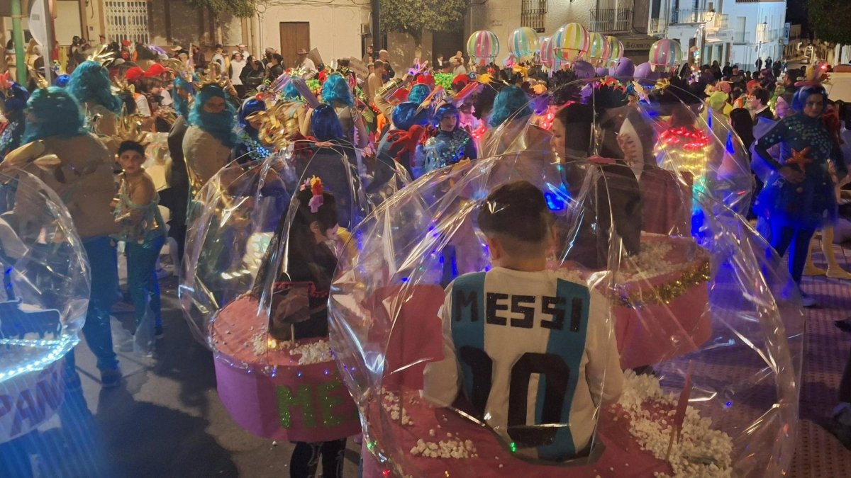 Imagen del carnaval en Dalías.