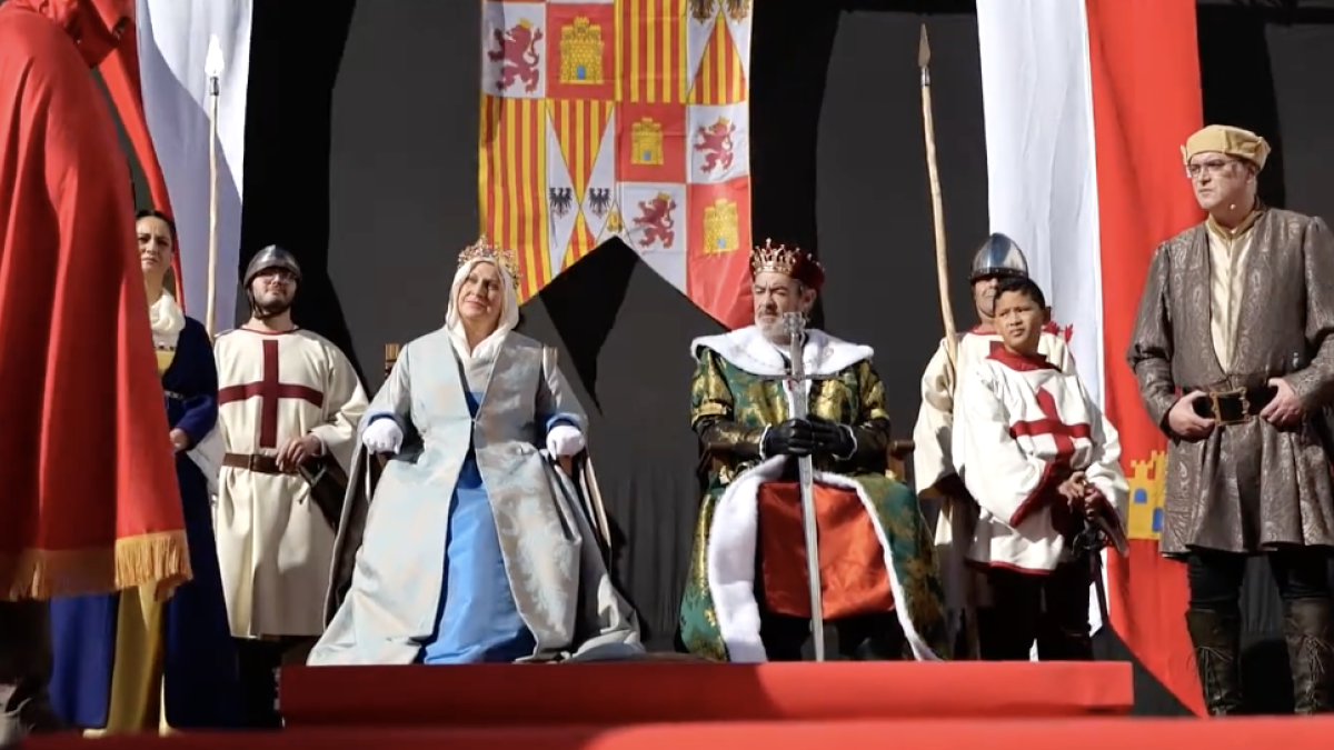 Una edición anterior de la Recreación Histórica de la llegada de los Reyes Católicos a Fiñana.