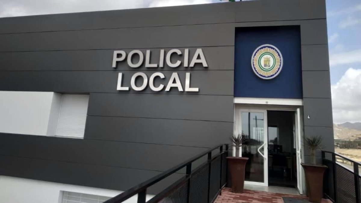 Imagen de la jefatura de la Policía Local de Cuevas del Almanzora.