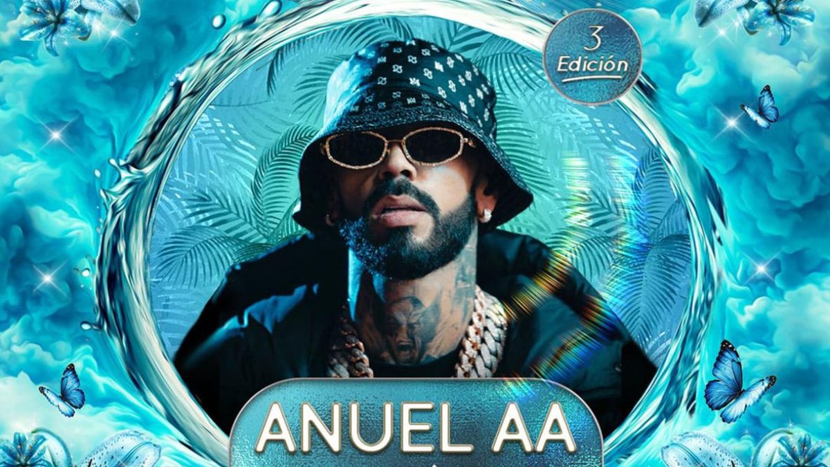 Anuncio de la presencia en Puro Latino de Anuel AA.