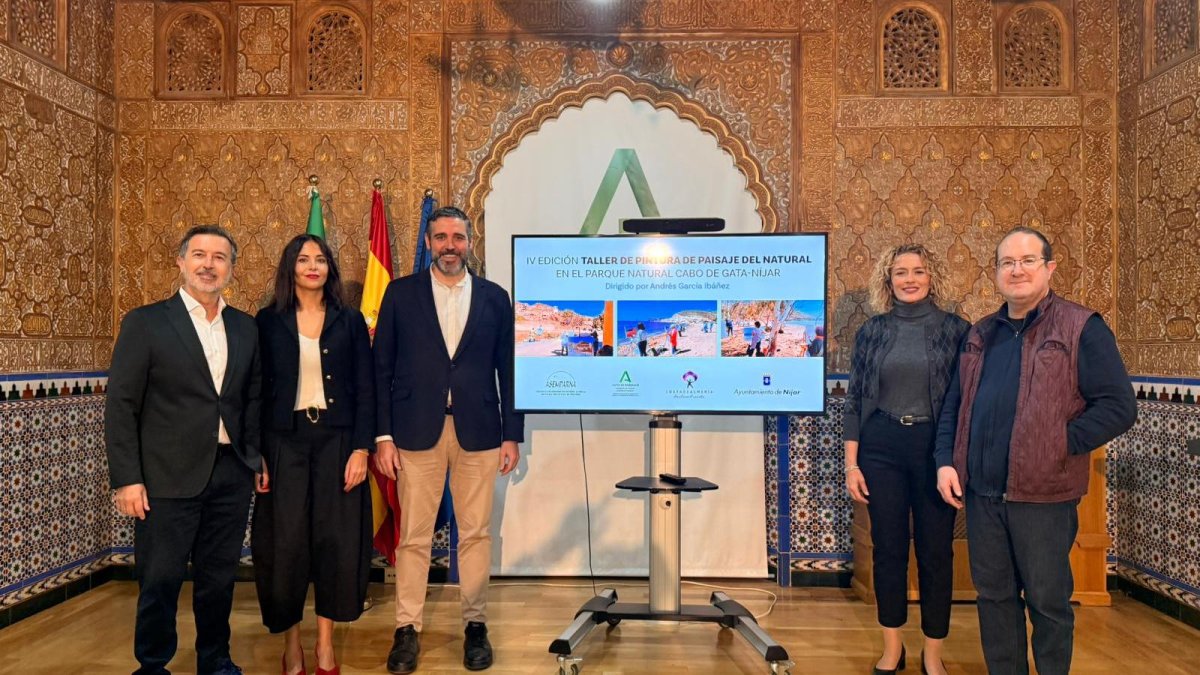 Presentación del Taller de Pintura en el Parque Natural.