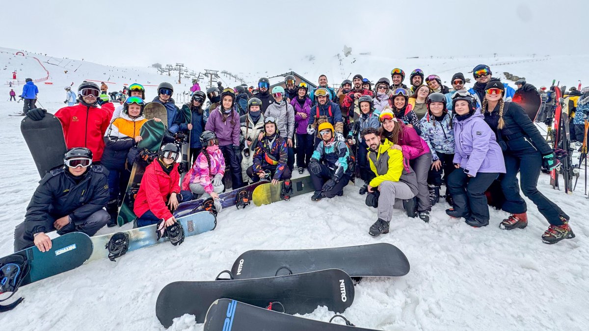 Imagen de la expedición vicaria en Sierra Nevada.