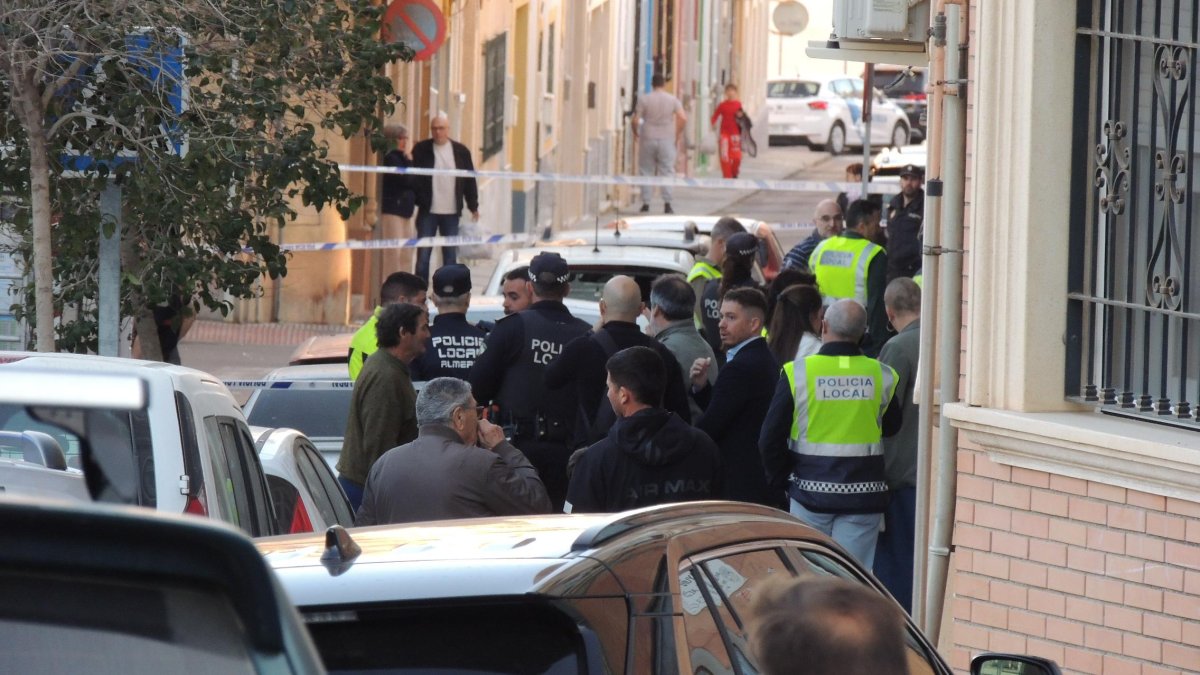 Imagen del día de la explosión en el bar de calle Conde Villamonte.