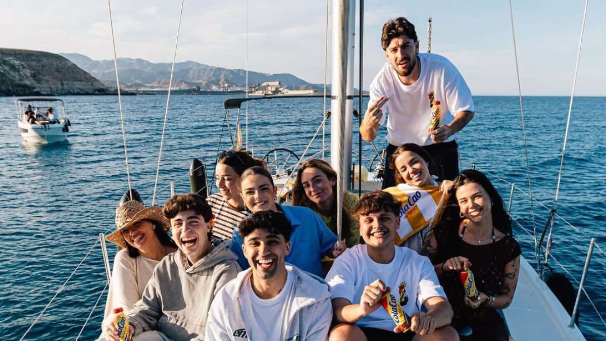 Una decena de influencers visitan el Parque Natural Cabo de Gata-Níjar.