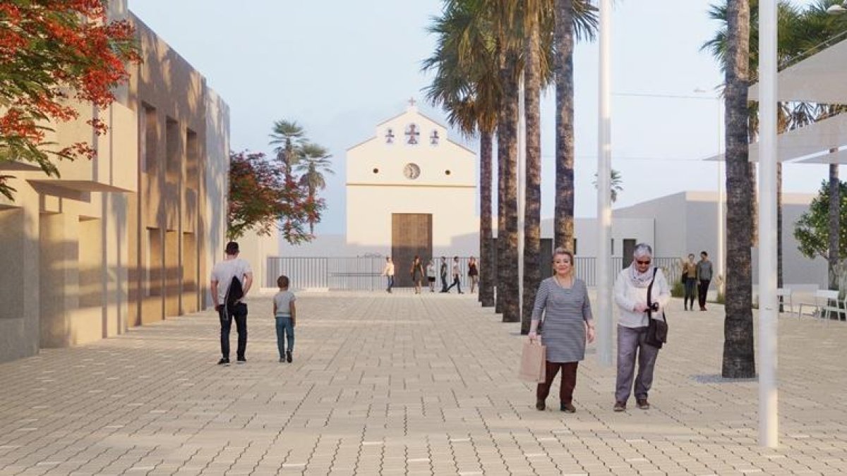Proyecto del entorno de la Iglesia de Cabo Gata.