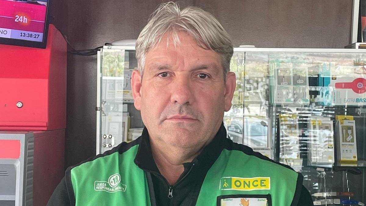 El vendedor de la ONCE que ha repartido los premios