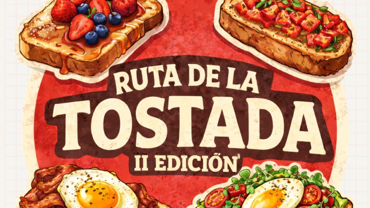 Cartel de la Ruta de la Tostada de Vícar
