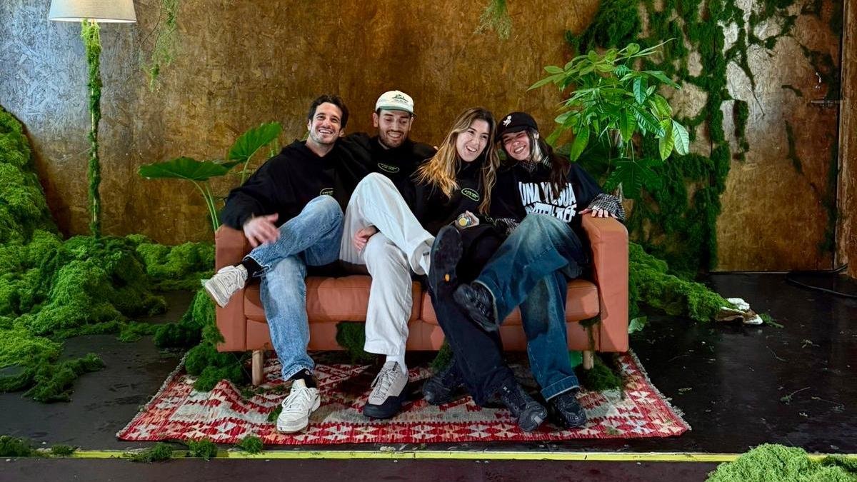Manuel Gil, Carlos González, Laura Donaire y Vera Gil (Vera GRV), los creadores del proyecto.