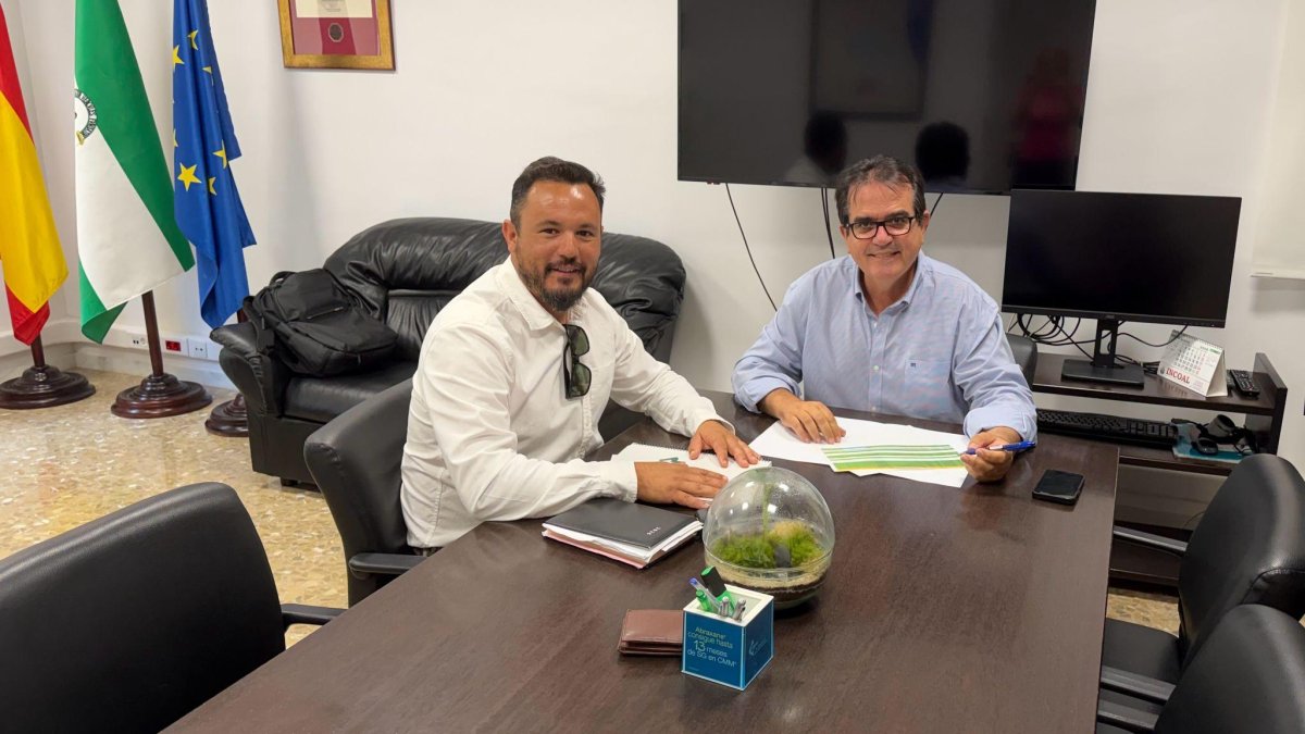 El diputado provincial y el alcalde de Turre