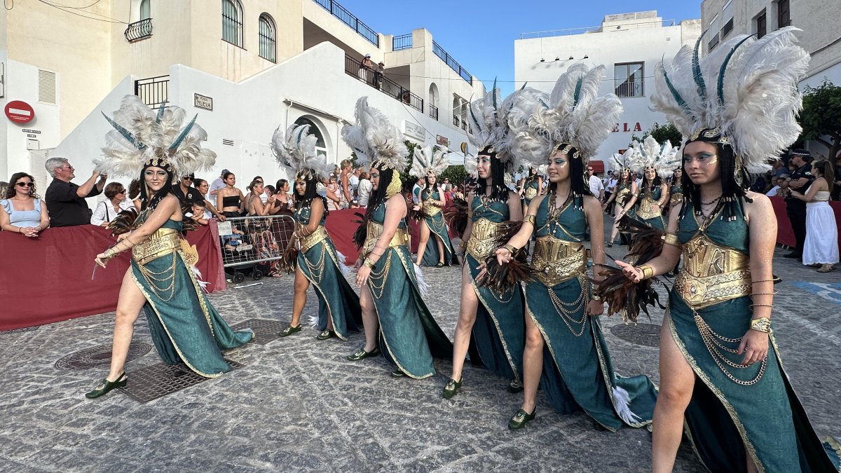 Moros y Cristianos de Mojácar en una edición anterior.