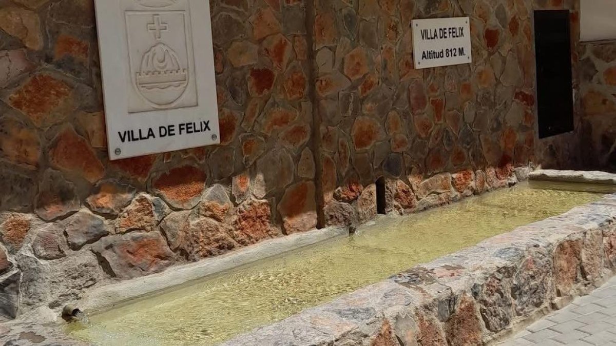 Fuente de Felix en la que tendrán lugar los 'campuzones'.