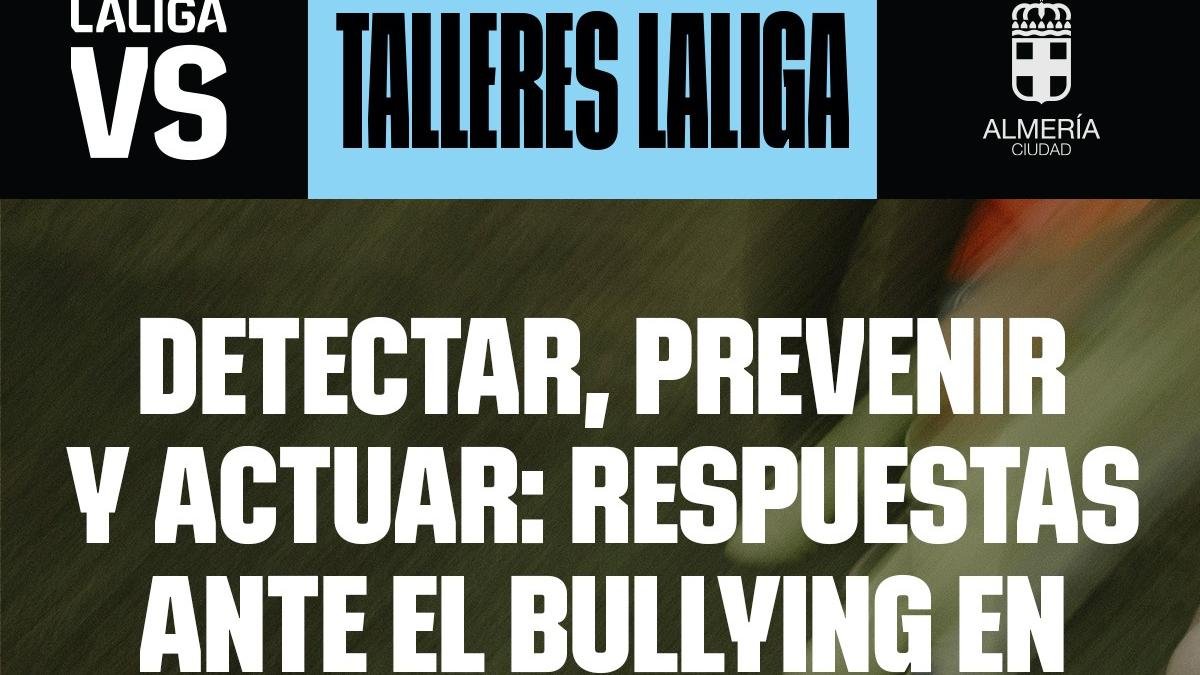Cartel Jornada La Liga contra el bullying.